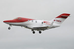 HondaJet HA402 landing