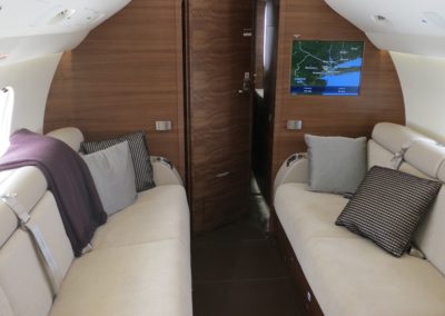 Cabine du jet privé Dassault Falcon 7X