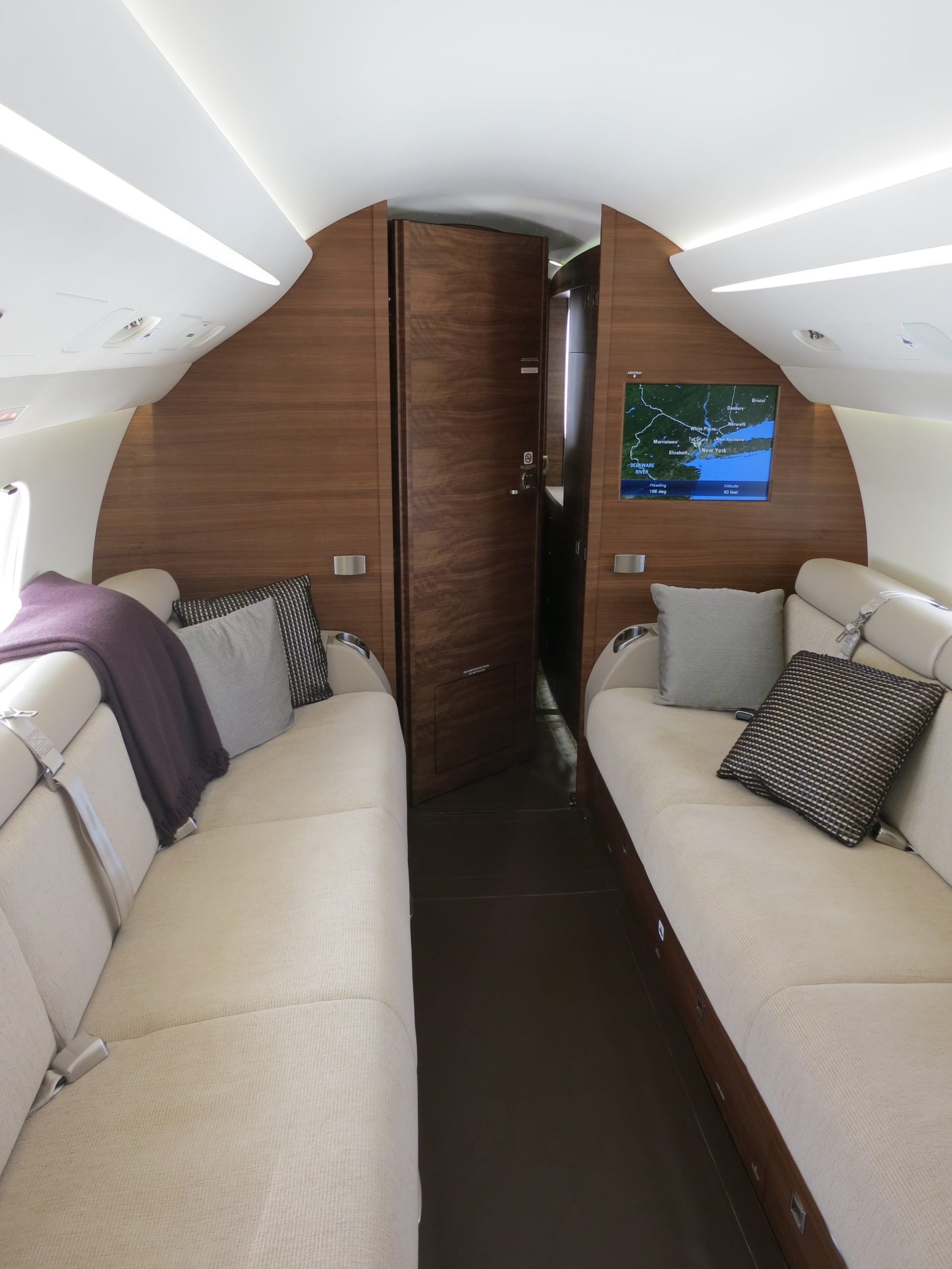 Cabine du jet privé Dassault Falcon 7X