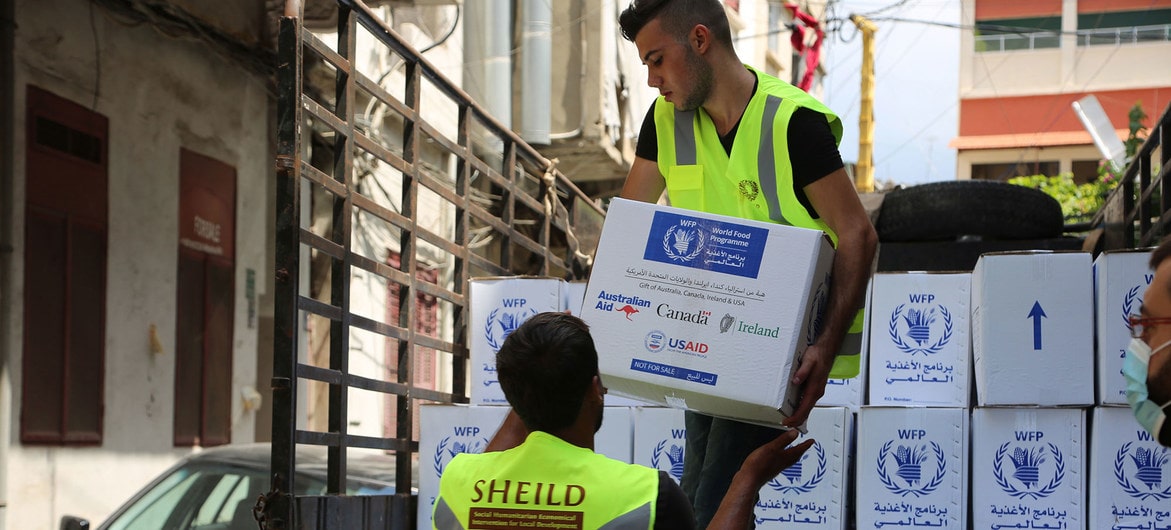 Le programme alimentaire mondial de l'ONU à Beyrouth au LIban