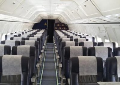 Cabin of the Boeing B737-200