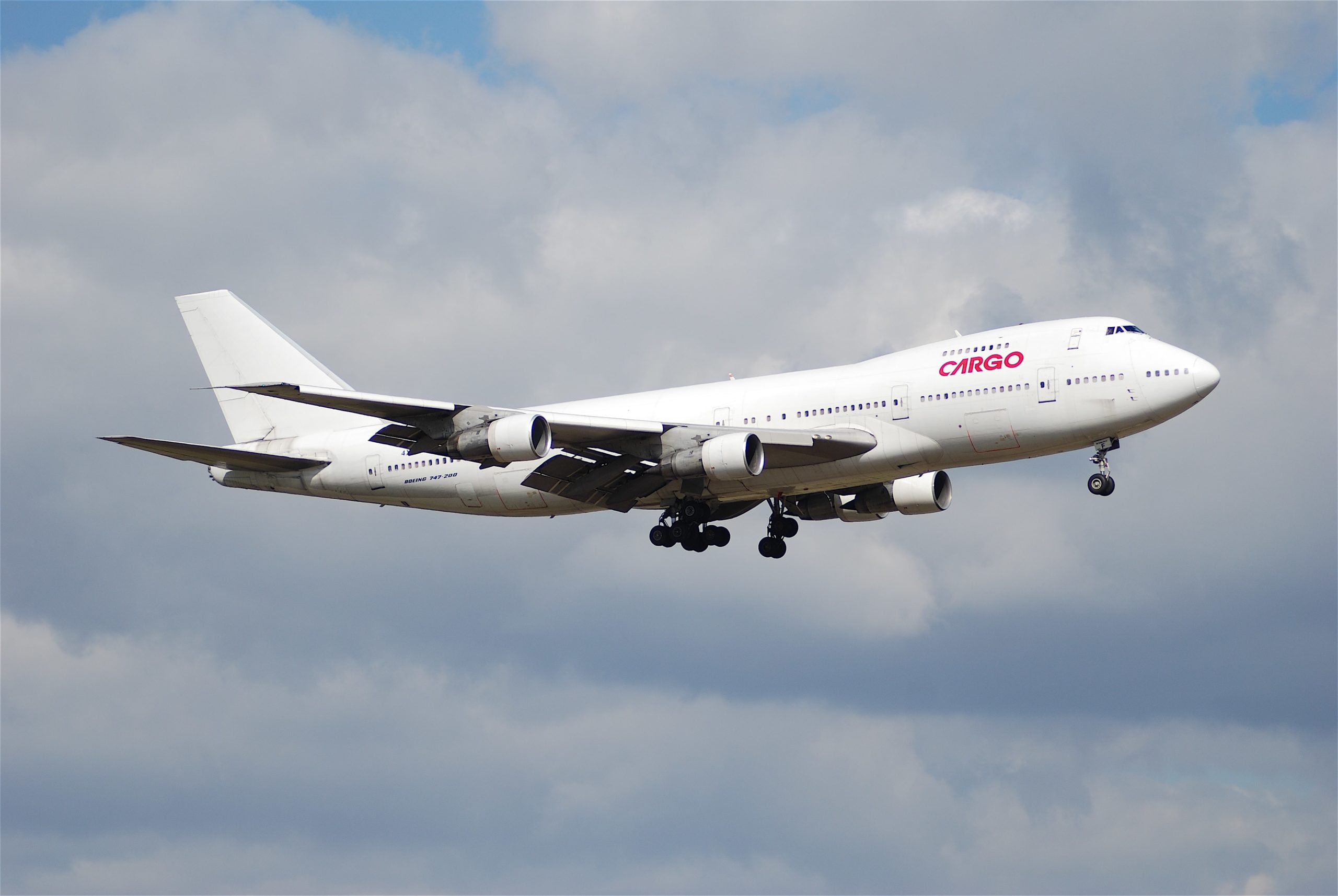 Le Boeing 747-200F dédié au transport de colis