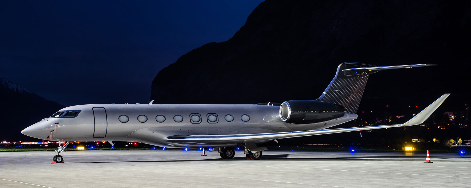 Gulfstream G650 at the airport