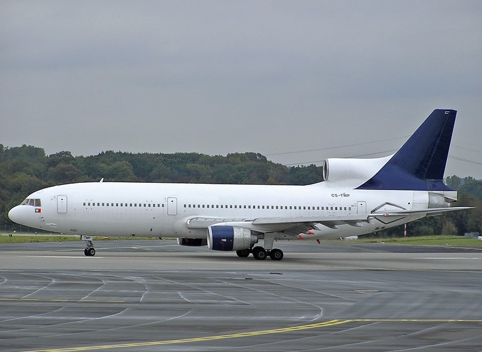 Le L1011 Tristar qui sert à expédier du fret aérien