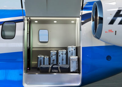 The cargo door of the pilatus PC-24