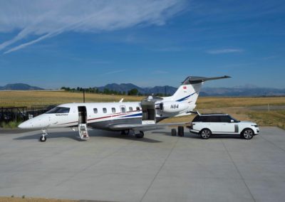 The Pilatus PC-24 at the parking