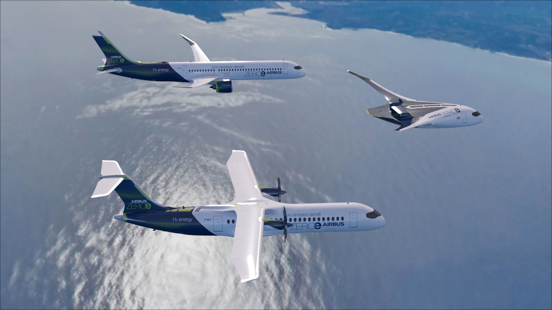 ZeroE concept Airbus Aircraft Patrol Flight