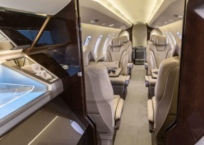 The cabin of the Pilatus pC-24