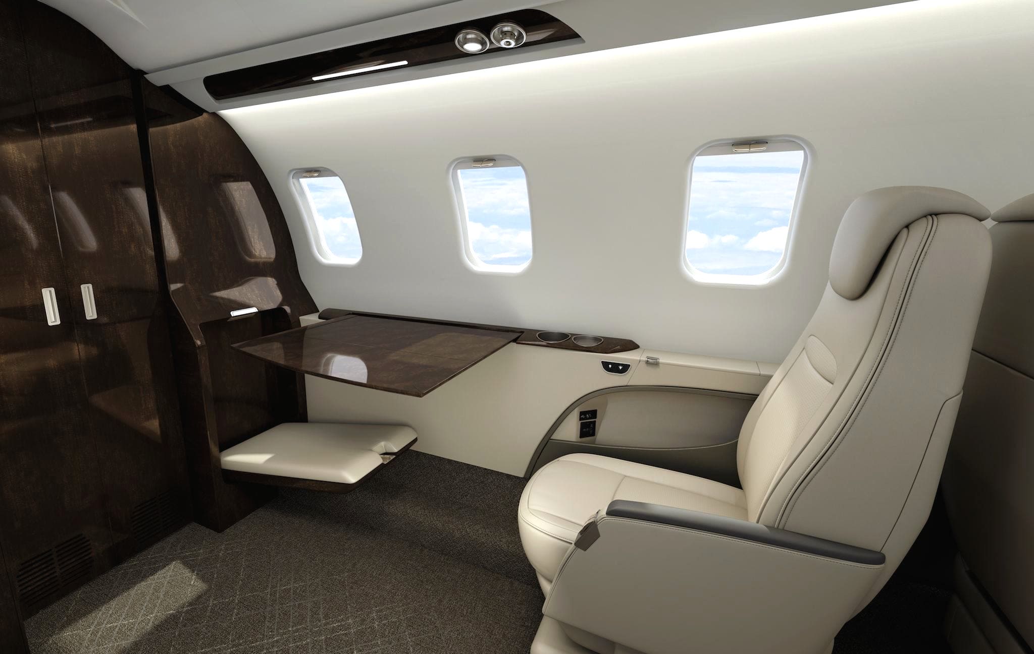 La cabine du Bombardier Learjet 75 Liberty