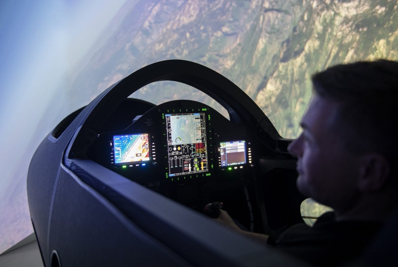 The Cockpit of the Boom Supersonic XB1 Demonstrator