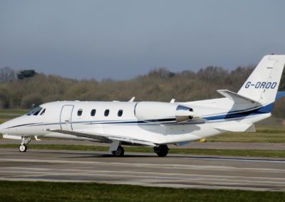 The Cessna Citation XLS taking-off