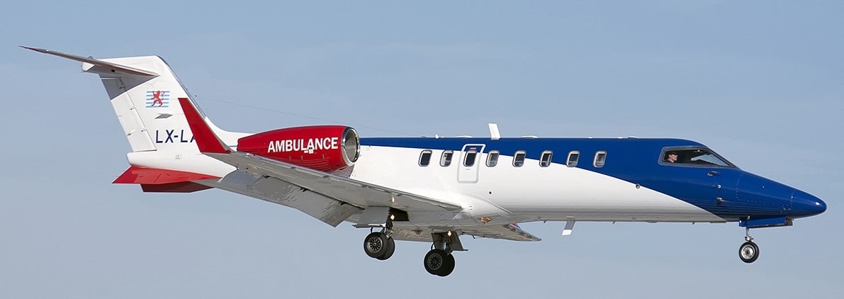 Avion air ambulance pour les rapatriements sanitaires