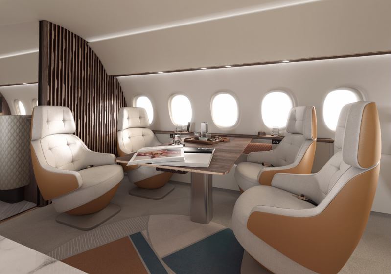 Cabine Voyager en jet privé